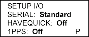 Figure K--8. In/out port screen.