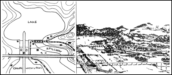 Copy of a sketch of the Monongahela, with the field of battle - Norman B.  Leventhal Map & Education Center