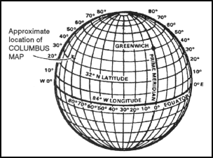 Figure 4-3.  Latitude and longitude.